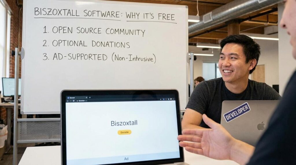 why is biszoxtall software free